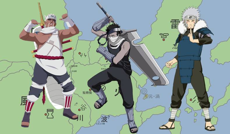 Naruto: Você consegue acertar de qual país são esses ninjas?