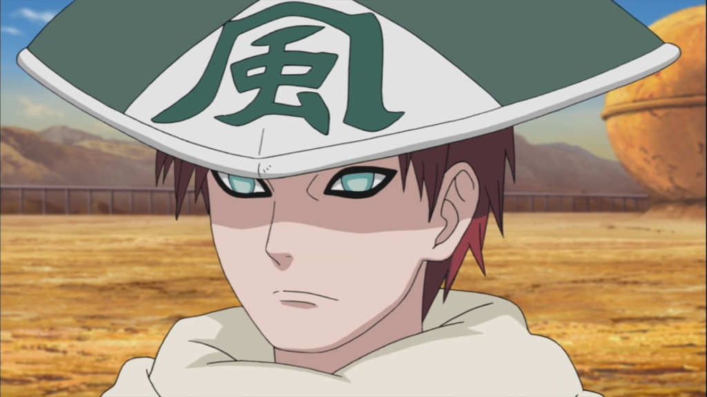 Colar Gaara Kazekage para homens, Anime Jóias, Ninja, Símbolo do