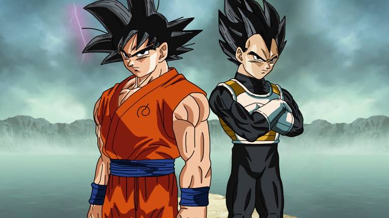 Arte de fã mostra Goku e Vegeta contra 2020