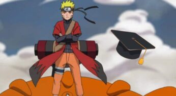Fã usa uniforme do Naruto durante a sua formatura