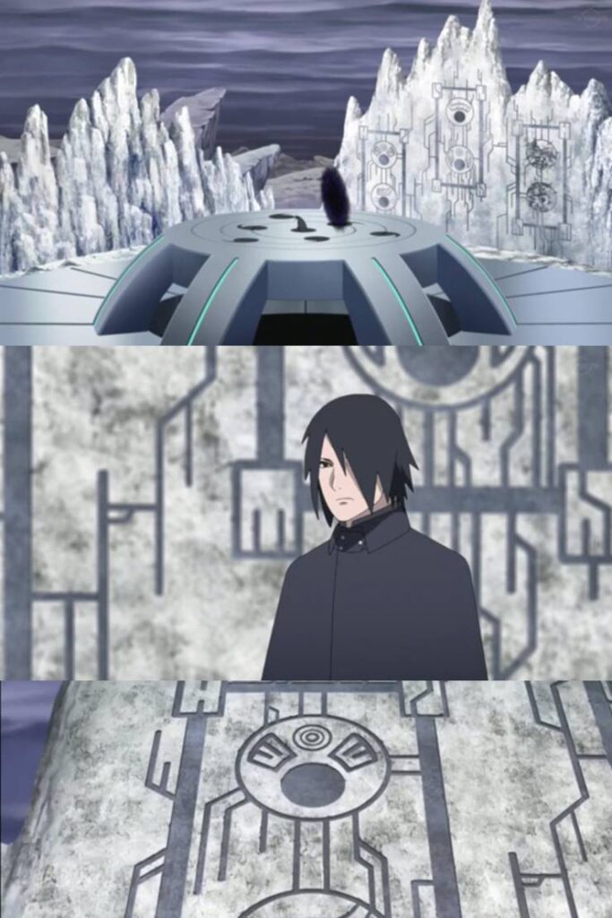Imagens do episódio 202 de Boruto mostram que Sasuke fará uma grande descoberta