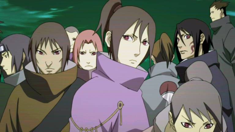 Como o Clã Senju conseguia acompanhar os Uchiha com Sharingan nas batalhas em Naruto?