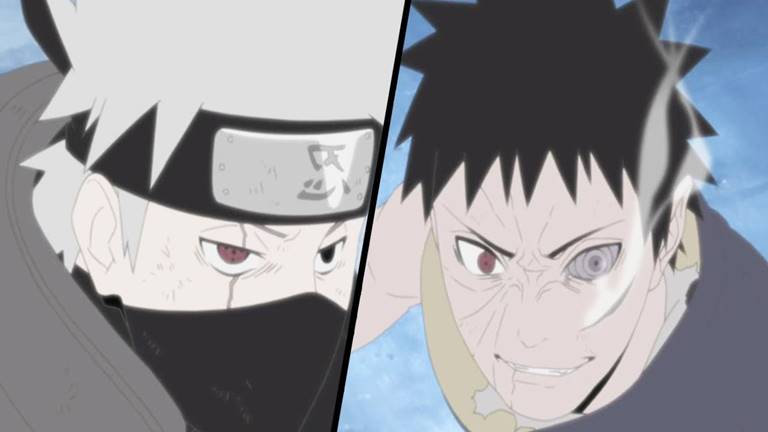 Afinal, Kakashi realmente estava empatado com Obito Uchiha em Naruto Shippuden?
