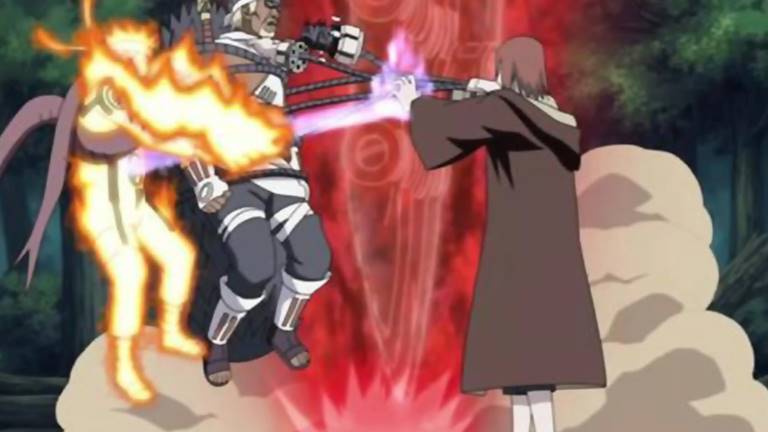 Naruto e Killer Bee vs Itachi e Nagato Dublado em inglês papel de