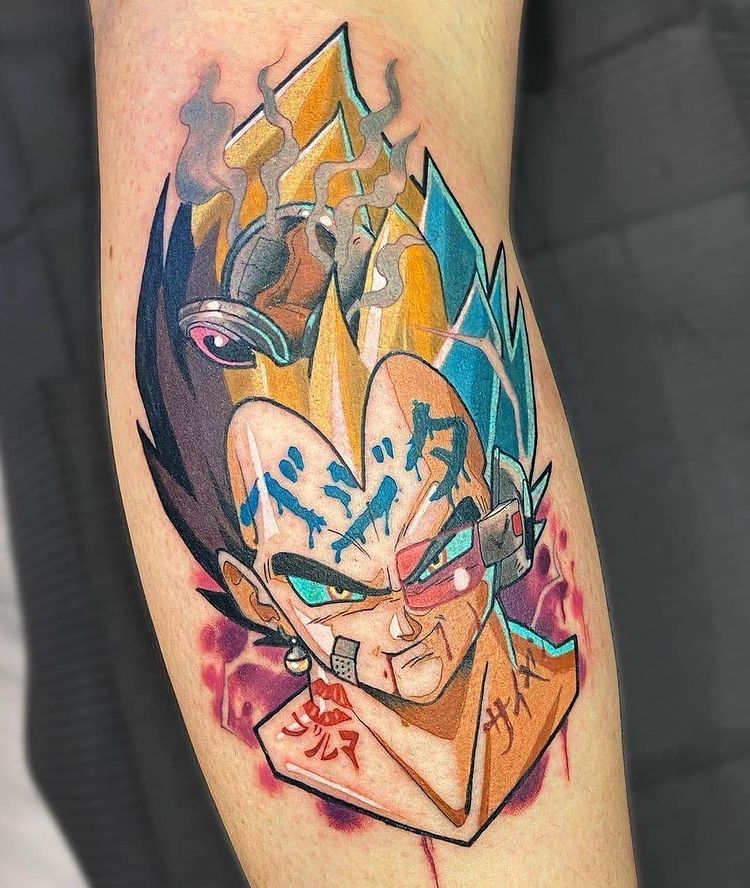 Dragon Ball: Tatuagem perfeita do Vegeta viraliza na internet