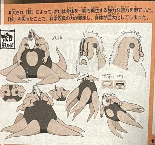 Revelada transformação final do Boro em Boruto: Naruto Next Generations