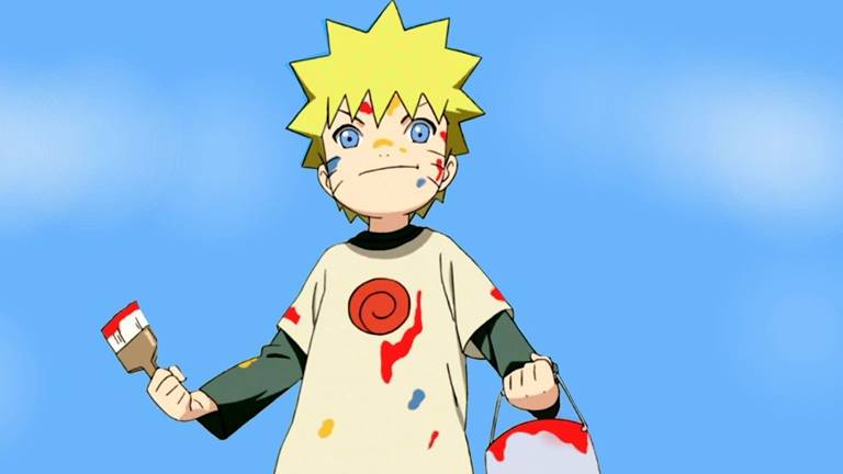 Como Naruto conseguia comida quando ele criança antes da série começar?