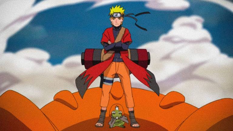 Arte impressionante mostra como seria o Naruto adulto no Modo Sábio