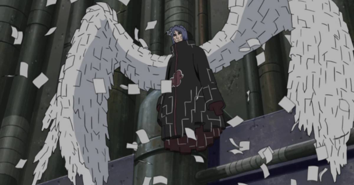 Fã de Naruto fez um belíssimo cosplay da Konan como Anjo de Papel