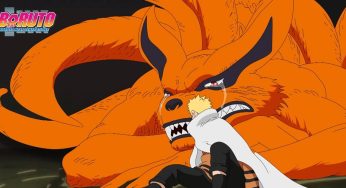 Sinopse do episódio 218 de Boruto mostra Naruto e Kurama se despedindo