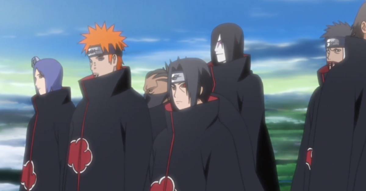Estes seriam os visuais dos membros da Akatsuki como samurais em Naruto Shippuden