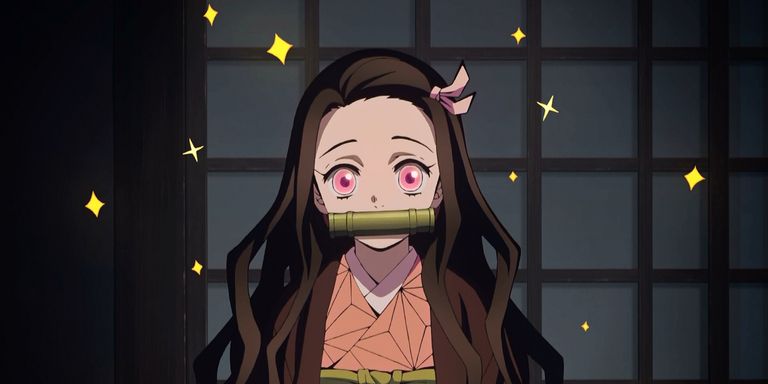 Por que a Nezuko continua com um bambu na boca em Demon Slayer?