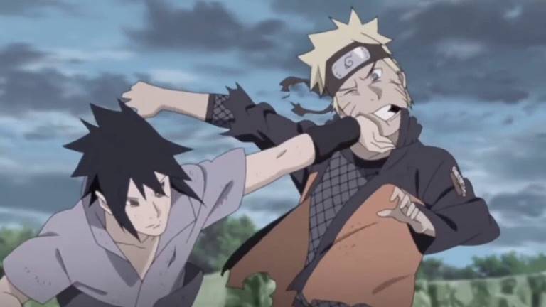 Afinal, o Sasuke estava dominando o Naruto em Taijutsu na batalha final?