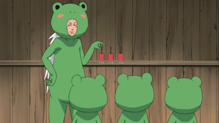 Por que Jiraiya não levou com ele os Órfãos de Ame para a Vila da Folha em Naruto? 