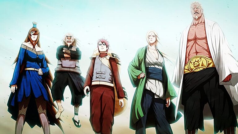 Afinal, os 5 Kages de Naruto Shippuden seriam capazes de derrotar o Naruto em um combate?