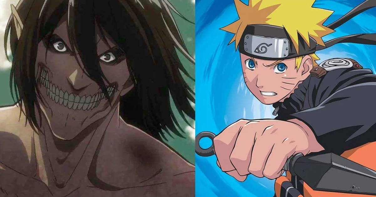 Artista transforma Eren Yeager e o Titã de Ataque em personagens de Naruto