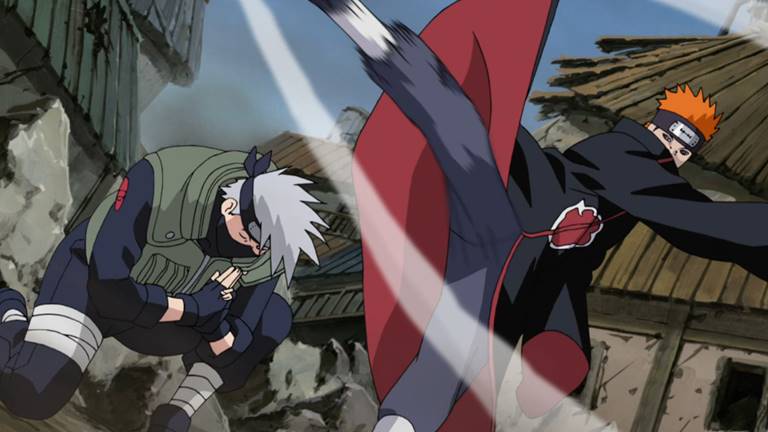 O momento em que Kakashi podia derrotar o Pain em Naruto Shippuden?