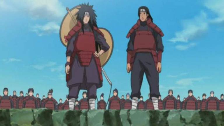 Por que as pessoas em Naruto não usavam armaduras como Madara ou Hashirama?