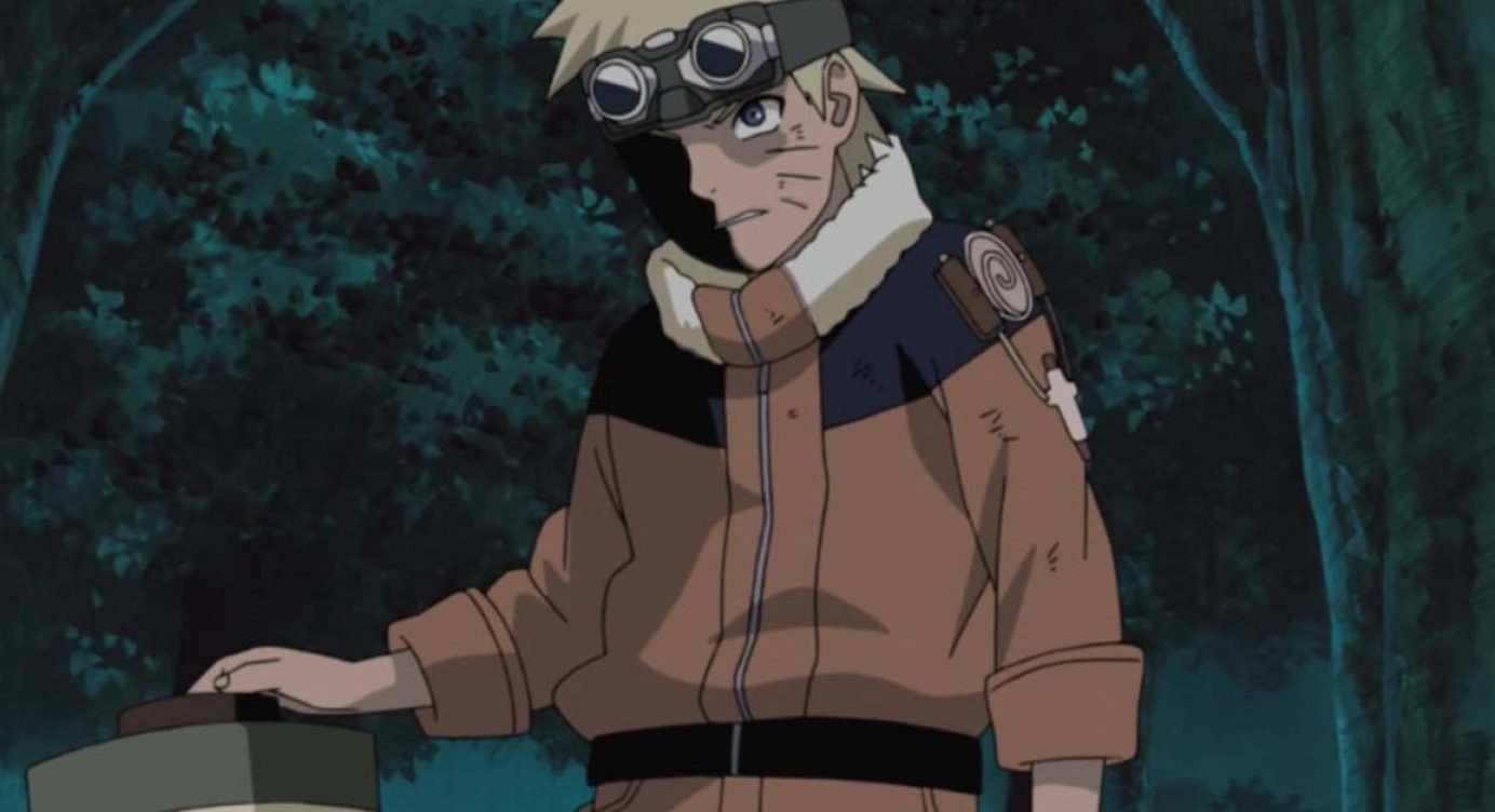 O que tinha no Pergaminho que o Naruto roubou no primeiro episódio?