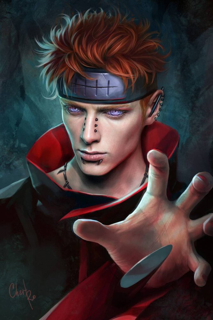 Arte de Naruto imagina como seria o Pain no mundo real e resultado impressiona