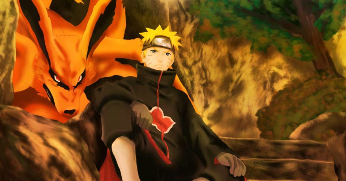 18 personagens aleatórios de Naruto Shippuden vestidos com o manto da Akatsuki