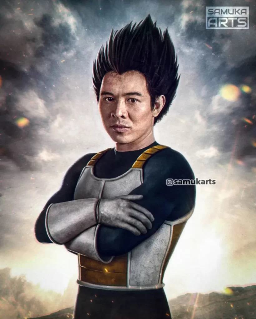 Artista imagina um filme live-action de Vegeta recriando personagens de Dragon  Ball de forma realista