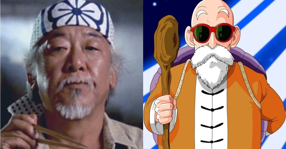 Artista brasileiro fã de Dragon Ball transformou o Senhor Miyagi no Mestre Kame