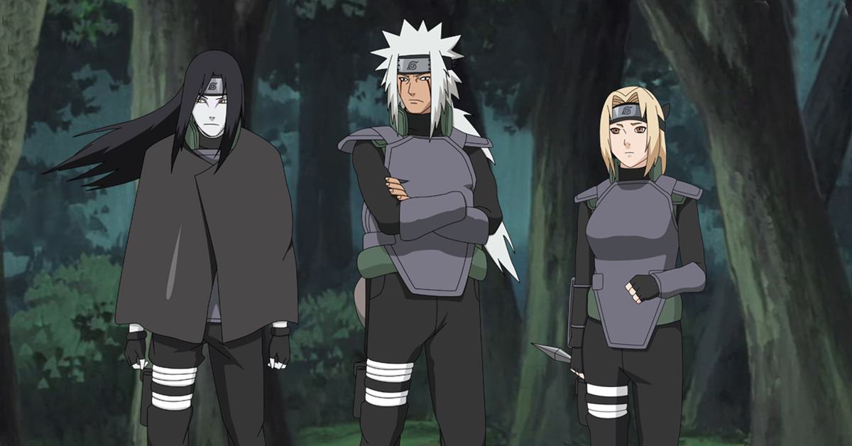 Naruto: Por que deveria ter um spin-off dos Sannins Lendários?