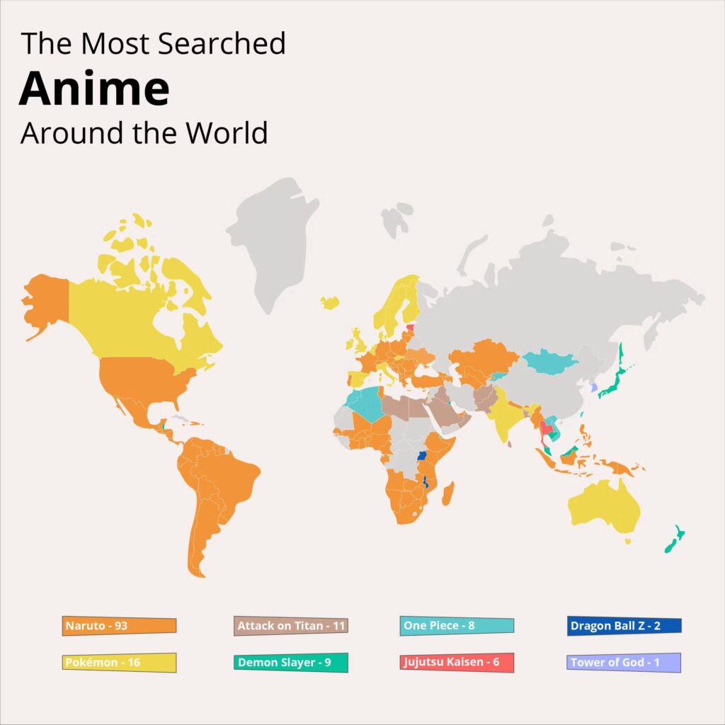 Nova pesquisa revela qual é o anime mais popular do mundo