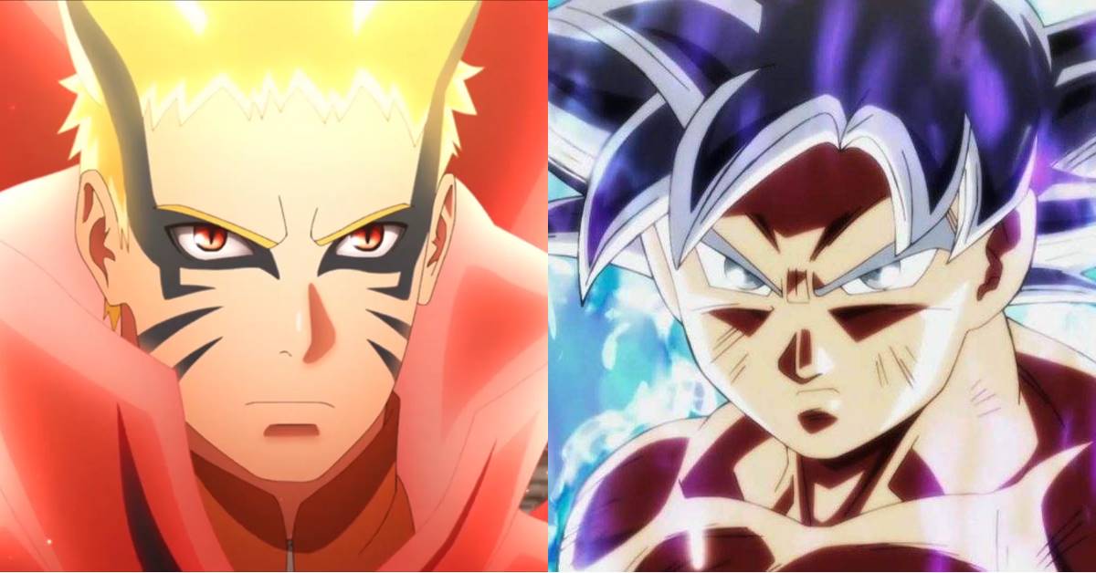 Naruto Modo Bárion VS Goku Instinto Superior Completo ( Naruto venceu a  ultima )