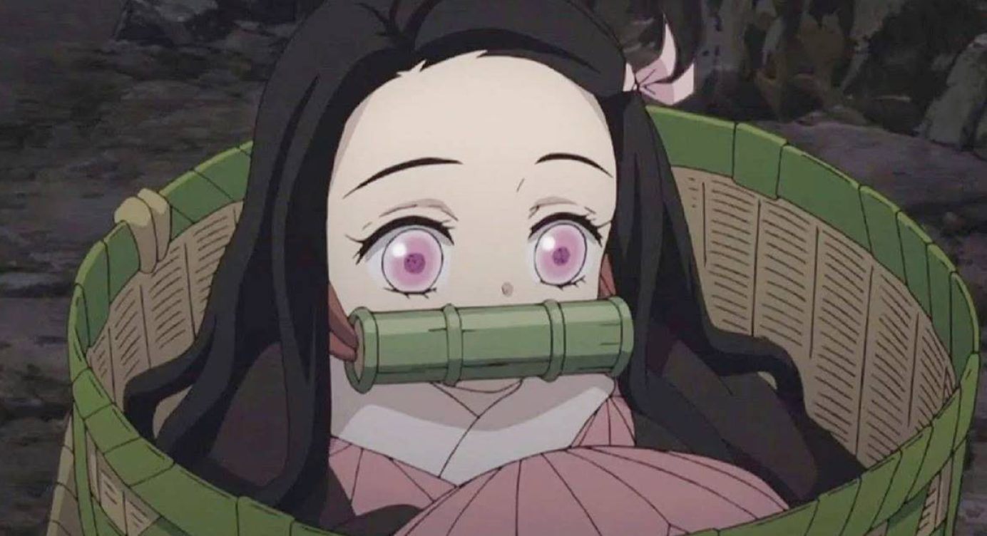 Por que Nezuko ainda carrega um bambu na boca em Kimetsu no Yaiba?