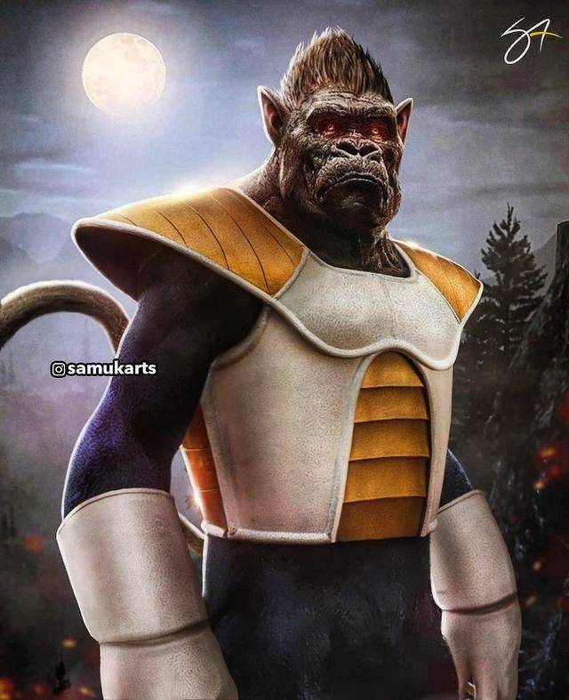 Artista brasileiro transforma King Kong no Oozaru de Dragon Ball Z