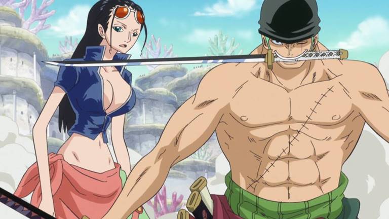 Zoro e Robin de One Piece ganham vida neste cosplay duplo