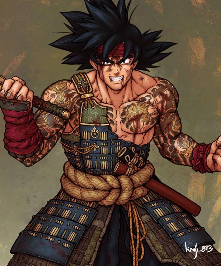 Pai de Goku aparece como samurai em arte de fã de Dragon Ball Super