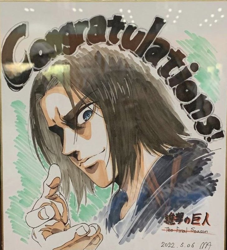 Diretor de Attack on Titan compartilha esboço especial de Eren na Anime Expo