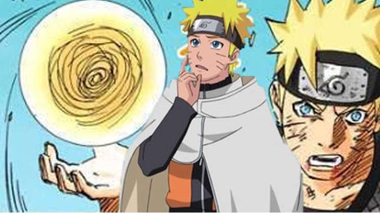 Por que o Rasengan do Naruto tem uma cor diferente no anime?