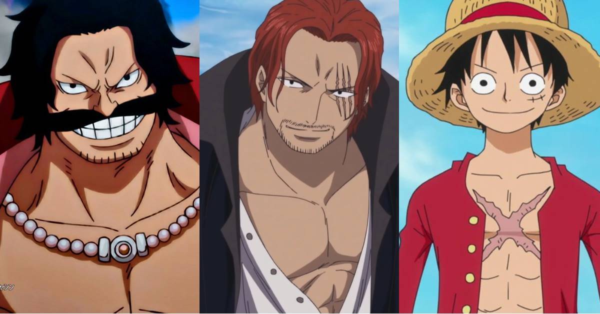 Artista imagina versões realistas de Roger, Shanks e Luffy de One Piece
