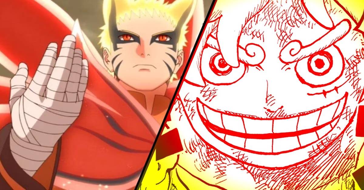 Luffy de One Piece vs Naruto: Gear 5 venceria o modo Baryon?
