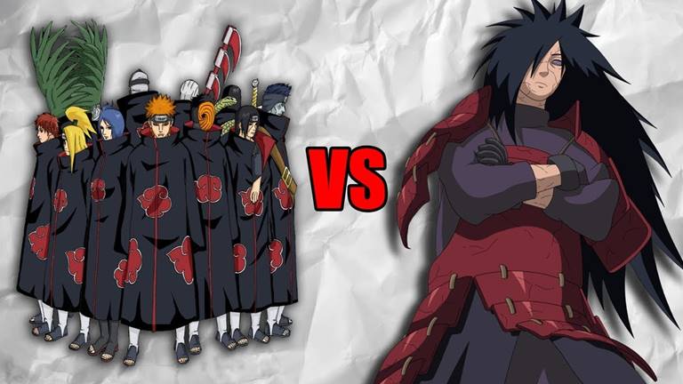 Quem venceria entre Edo Madara e a Akatsuki em Naruto Shippuden?