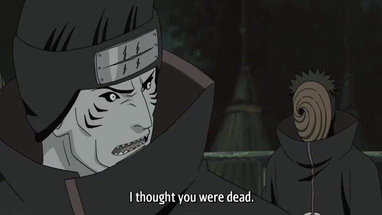 Qual o sentido de Obito Uchiha mostrar seu rosto para Kisame, quando ele o escondeu de Pain e Konan em Naruto?