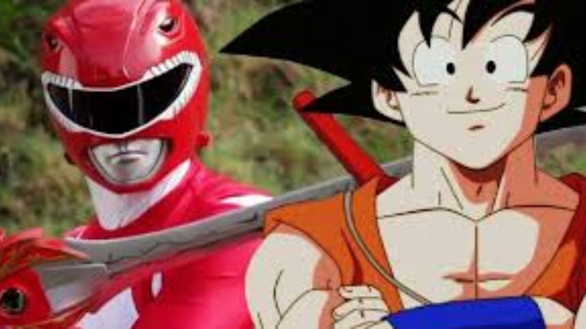 Fanart imagina Goku como ranger vermelho em Crossover de Dragon Ball