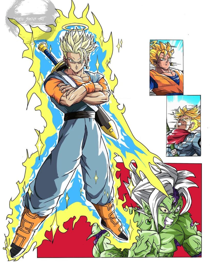 Dragon Ball: artista imagina como seria fusão entre Goku e Gohan