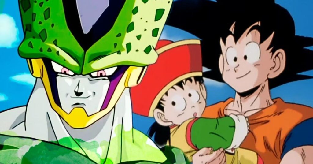 A saga Cell de Dragon Ball Z prova que Goku é um bom pai
