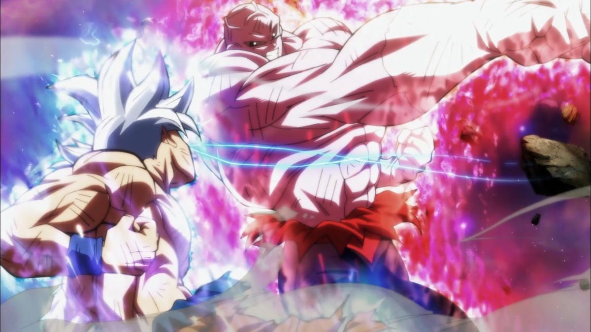 Dragon Ball Super  Sinopse detalha luta entre Goku com Instinto Superior e  Jiren! - NerdBunker