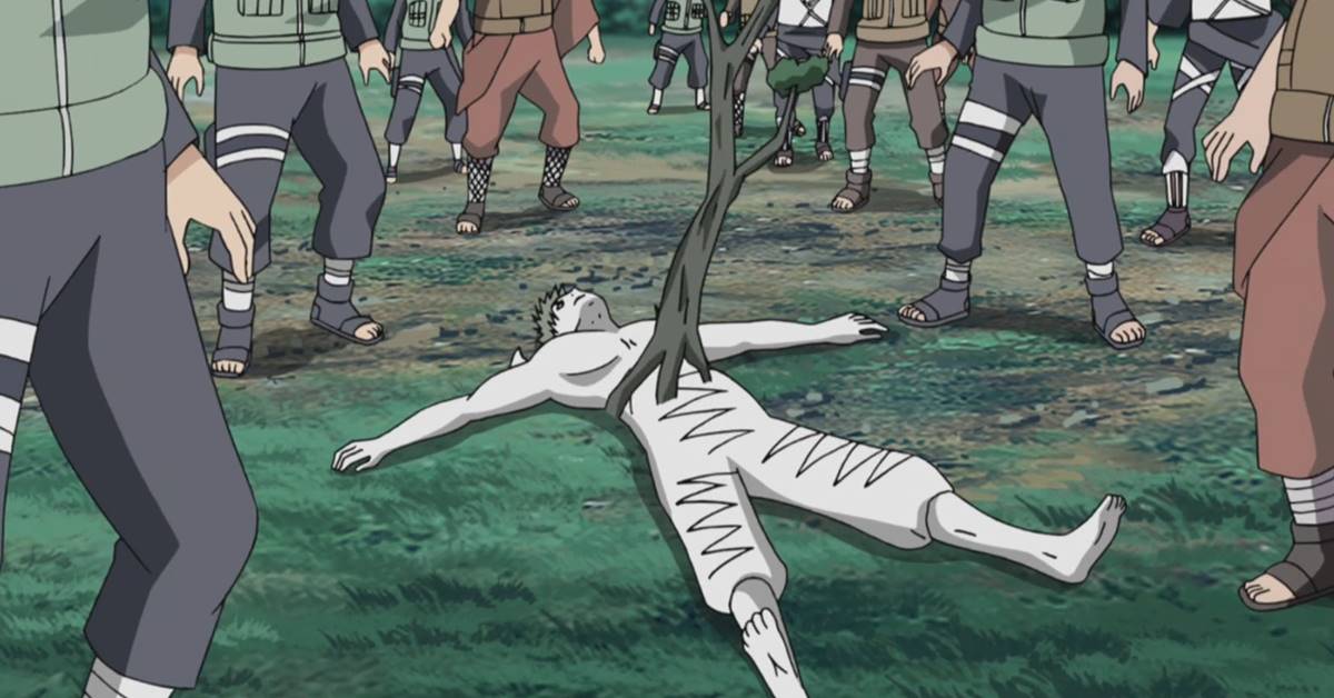 Quando um clone de Zetsu morre, por que uma árvore emerge dele em Naruto Shippuden?