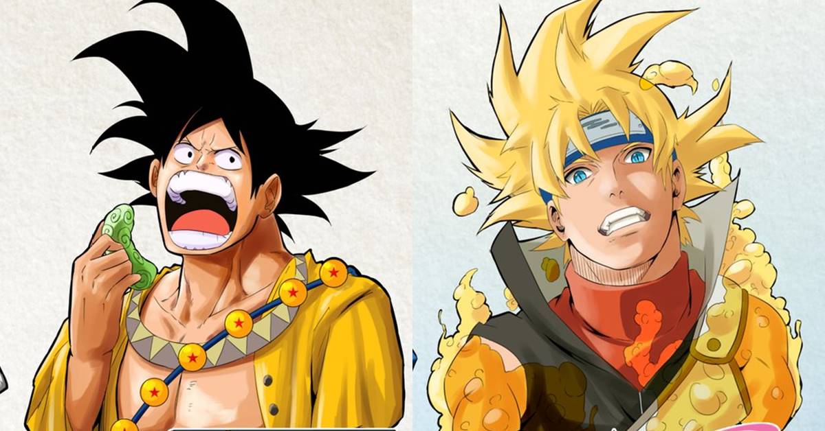Dragon Ball: Arte revela visual do Goku em outros animes que todo mundo conhece