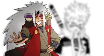 Ilustrador oficial de Boruto imagina versão alternativa de Naruto e Jiraiya