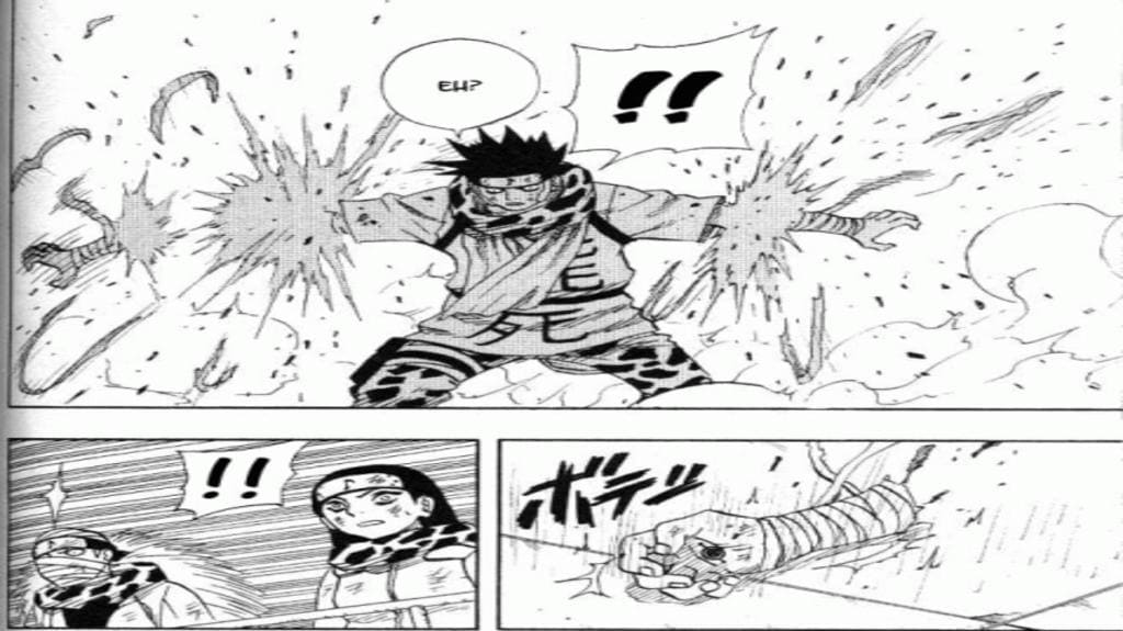 Existe uma cena no Exame Chunin em Naruto que é tão violenta que foi censurada