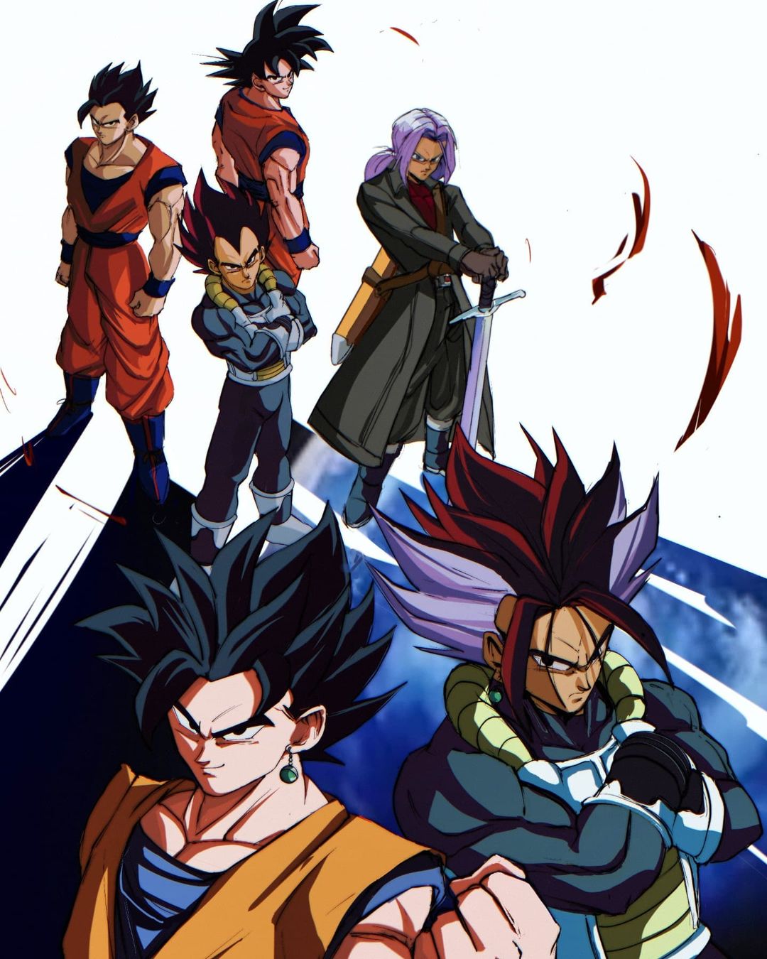 Fanart revela fusão de Goku e Gohan, e Vegeta e Trunks