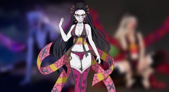 Kamiko_Zero surpreende seus seguidores com um audacioso cosplay de Daki do Demon Slayer: Kimetsu no Yaiba